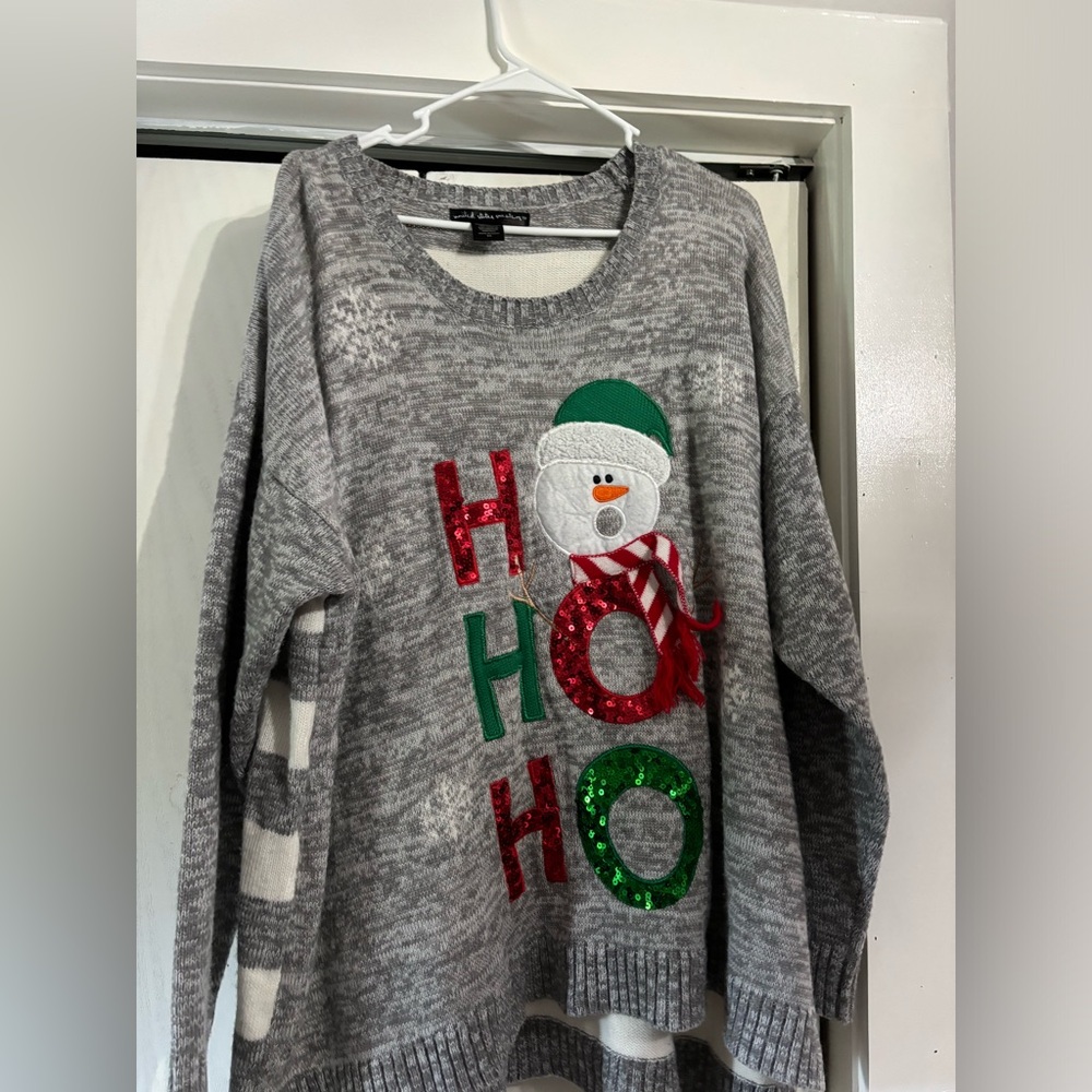 3X Christmas sweater